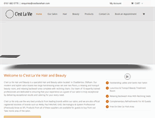 Tablet Screenshot of cestlaviehair.com